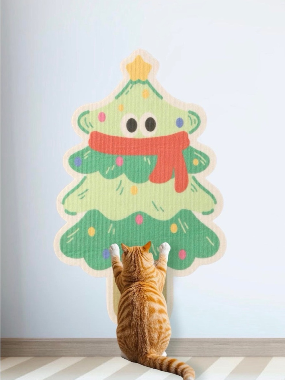 Holiday Tree Cat Scratcher - Green